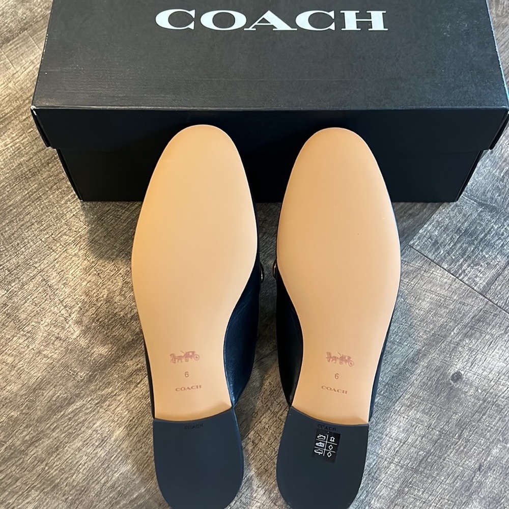 Brand new Coach Leather “Sawyer Sue” Slide size 6- black - Picture 3 of 4